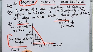 Driver of car travelling at 52kmhr applies brake accelerates uniformly in opposite directionCar [upl. by Einnoj]