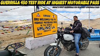 Royal Enfield Guerrilla 450 Ownership amp Test Ride Review At Highest Motorable Road [upl. by Konstantine]