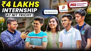 NIT Trichy Placements 2024  How to get a Job in 2024  NIT Trichy Review [upl. by Rowley]