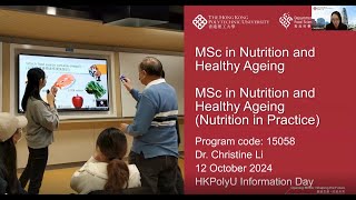 FSN Programme Talk Info Day 2024  Master of Science in Nutrition and Healthy Ageing 15058 [upl. by Dorena]