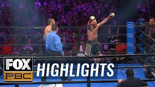 Caleb Plant emotional after winning world title for his late daughter  HIGHLIGHTS  PBC ON FOX [upl. by Lihcox651]