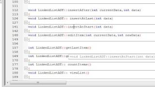 CPP Program to implement LinkedListADT part 2 Hindi [upl. by Ashok]