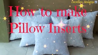 How to make Pillow Inserts  cushion inserts [upl. by Gnut]