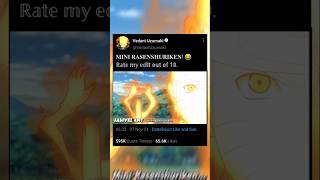 Mini Rasenshuriken was cold 🥶😂😅naruto shortsfeed [upl. by Akemehs785]