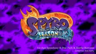 Spyro Season of Ice Ice Age Speedway amp Star Park amp Beetle Burrows [upl. by Justus395]