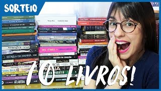 SORTEIO DE MAIS DE 70 LIVROS PARTICIPE [upl. by Allianora]