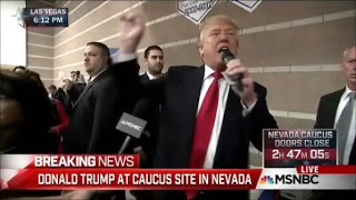 Donald Trump crashes Glenn Beck s caucus speech [upl. by Bihas]