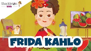 Frida Kahlo  Biografía en cuento para niños  Shackleton Kids [upl. by Dahij]