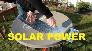 FREE SOLAR POWER how to PARABOLIC MIRROR  REFLECTOR [upl. by Richmond]