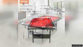 VEVOR Billiards Table 7 ft Pool Table Portable Foldable SpaceSaving Table Billiard Review [upl. by Willy]