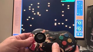 Atari Gamestation Pro  Neo Geo 8bitdo controller wireless amp spinner working [upl. by Leod]