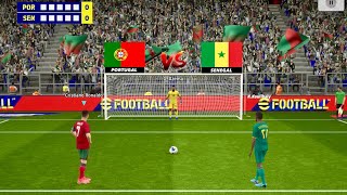 Portugal vs Senegal Penalty Shootout 🔥 Cristiano Ronaldo vs K  Koulibaly 🔥 [upl. by Dermott]