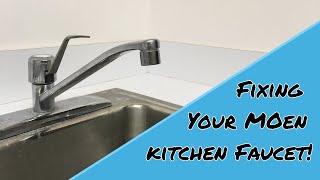 How to Fix Loose Moen Faucet Handle [upl. by Mobley381]