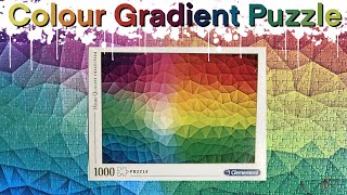 Clementoni COLOUR GRADIENT PUZZLE Timelapse I 1000 Pieces [upl. by Jessalyn]