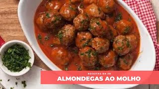 Almôndega ao molho de tomate [upl. by Eah]