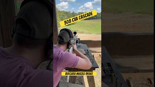 CHECKOUT the 308 CVA Cascade with a Bergara Muzzle Brake Little to No Recoil goodgun [upl. by Yelram]