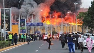 Nairobi Airport Fire Raw Footage  The New York Times [upl. by Nimar]