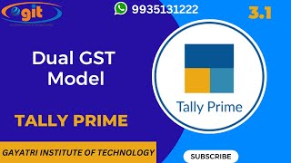 Dual GST Model Supply in GST in Tally Prime  GIT Education [upl. by Eiddal]