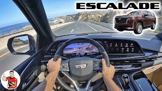 The 2022 Cadillac Escalade Diesel is Bold American Luxury that’s Better with a V8 POV Drive Review [upl. by Nickie]