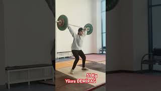 Yüsra DEMİRAĞ Koparma 51 Kg [upl. by Iong]