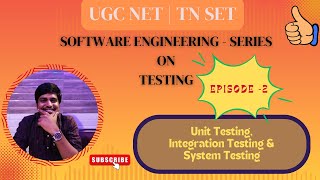 Episode 2  Types of Testing  Unit testing  Integration testing  System testing [upl. by Enelkcaj]