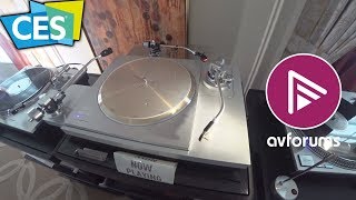 CES 2018 Technics SL1000R Turntable SP10 [upl. by Auqinahs]