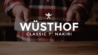 Wusthof Classic 7quot Nakiri  Product Roundup by All Things Barbecue [upl. by Silvan]