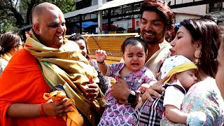 Debina Bonnerjee Daughter Lianna Crying Badly For Mom At Siddhivinayak Temple Gurmeet Birthday [upl. by Ertnod432]