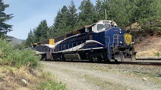 Skeena Pacific Video 2238 Rocky Mountaineer West M104 Ashcroft Sub Cisco BC 20240913 [upl. by Eanrahs]