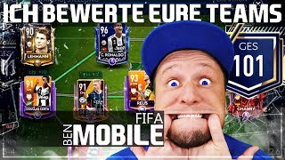 ICH BEWERTE EURE TEAMS 05  🔥🔥 FIFA MOBILE 19 [upl. by Olmstead]