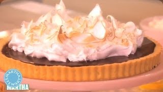 How to Make a Chocolate Ganache Tart  Martha Stewart [upl. by Unhsiv]