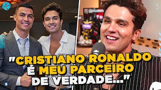 LUAN SANTANA fala de AMIZADE com CRISTIANO RONALDO [upl. by Lebasi]