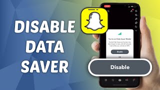 How to Turn Off Data Saver on Snapchat [upl. by Laroy482]