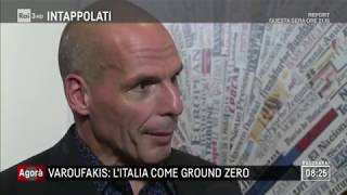 Varoufakis lItalia come Ground Zero  Agorà 29102018 [upl. by Euqinom348]