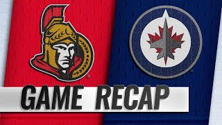 Senators top Jets in 43 overtime victory [upl. by Adnavoj373]