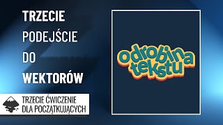 Inkscape  trzecie ćwiczenie dla początkujących  tekst [upl. by Wilsey]