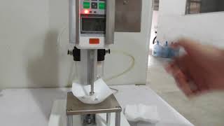 Fabric Stiffness Tester Pneumatic [upl. by Alehs]