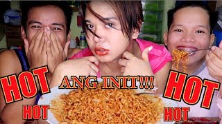 SPICY NOODLES CHALLENGE SUPER ANGHANG BEKS [upl. by Nosrak]