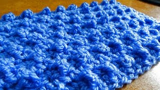 Granule Crochet Stitch  texture crochet stitch  Crochet Tutorial [upl. by Antone659]