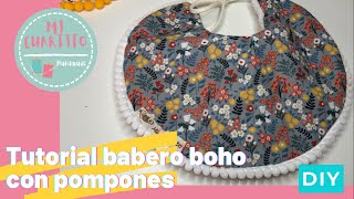 🍼👶 Tutorial BABERO BOHO para tu bebe DIY COSTURA FÁCIL [upl. by Bugbee]