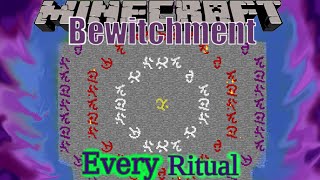 Minecraft Bewitchment Every Ritual [upl. by Ennayelhsa306]