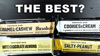 Best Protein Bar of ALL TIME  Barebells Protein Bar Review  4 Flavors [upl. by Eillom]