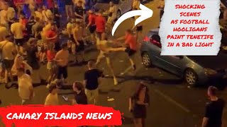 SHOCKING SCENES BUT…this is NOT true Tenerife Veronicas Las Americas ⚽️ 🍺 [upl. by Aicxela]