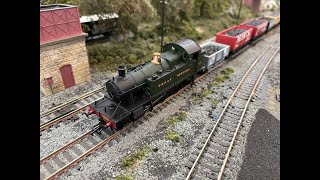 Bachmann Great Western DCC Sound Fitted Prairie Tank 4539  176 Model Railway Layout Goathland NYMR [upl. by Nanine867]