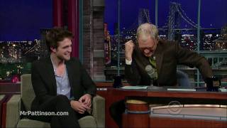 HD Robert Pattinson  Late Show with David Letterman  Nov 18 2009  Part 2 [upl. by Rech]