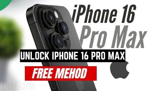 SIM PIN CODE Unlock iPhone 16 Pro Max [upl. by Collum]