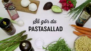 Pastasallad med sparris och buffelmozzarella [upl. by Ahker]