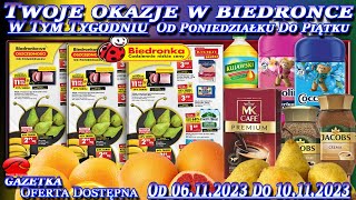 Biedronka Nowa Gazetka Promocyjna Od poniedziałku 06112023 W Tym Tygodniu Twoje Okazje w Biedronce [upl. by Sprung6]