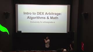 Intro to DEX Arbitrage Algorithms amp Math  Aleksei Babenkov  Cerera [upl. by Stedmann600]