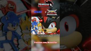 quotYoure a colorful bunchquot 🦔⚫️🔴 sonicmovie3 sonicxshadowgenerations sonicstopmotion [upl. by Laitselec230]